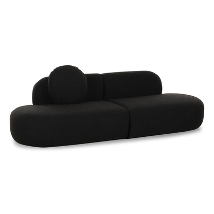 Broohah 94" Performance Fabric Sofa - Black