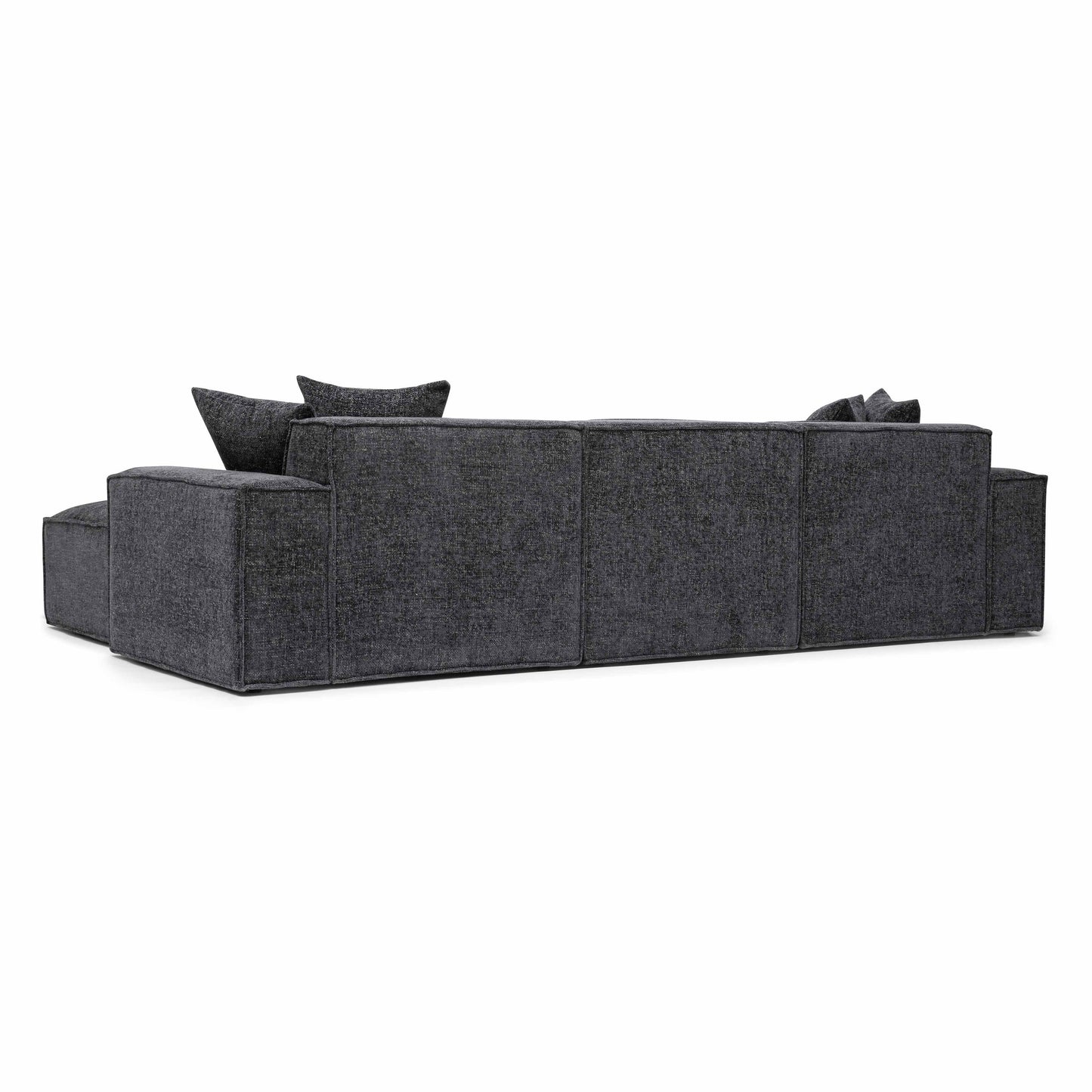 Mindy 4-Piece Performance Chenille Basketweave Modular Sectional