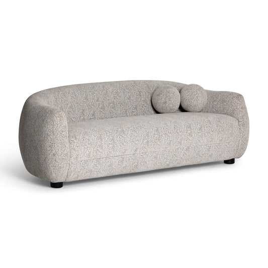 Judy 80" Black and White Woven Performance Fabric Sofa - Default Variant