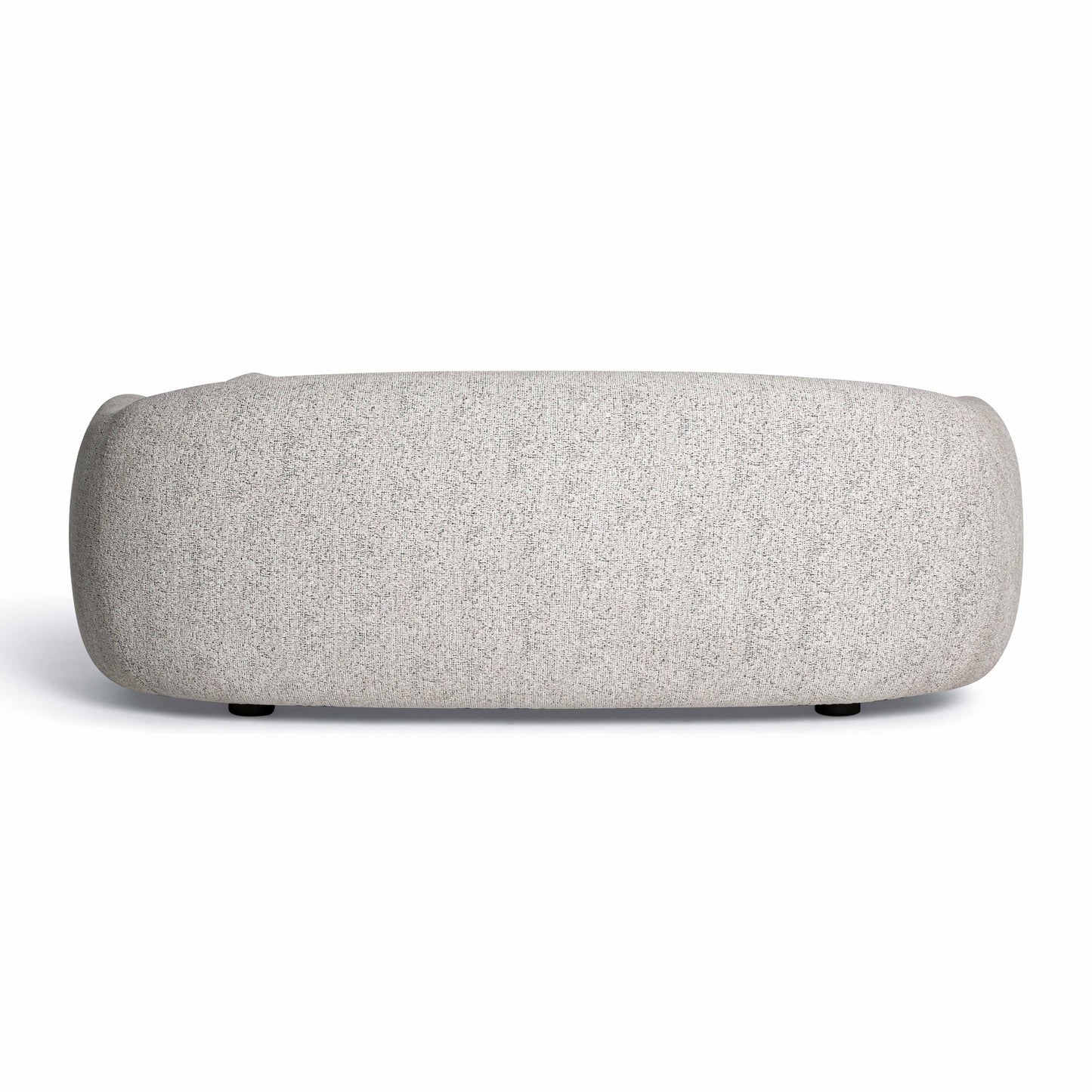 Judy 80" Black and White Woven Performance Fabric Sofa