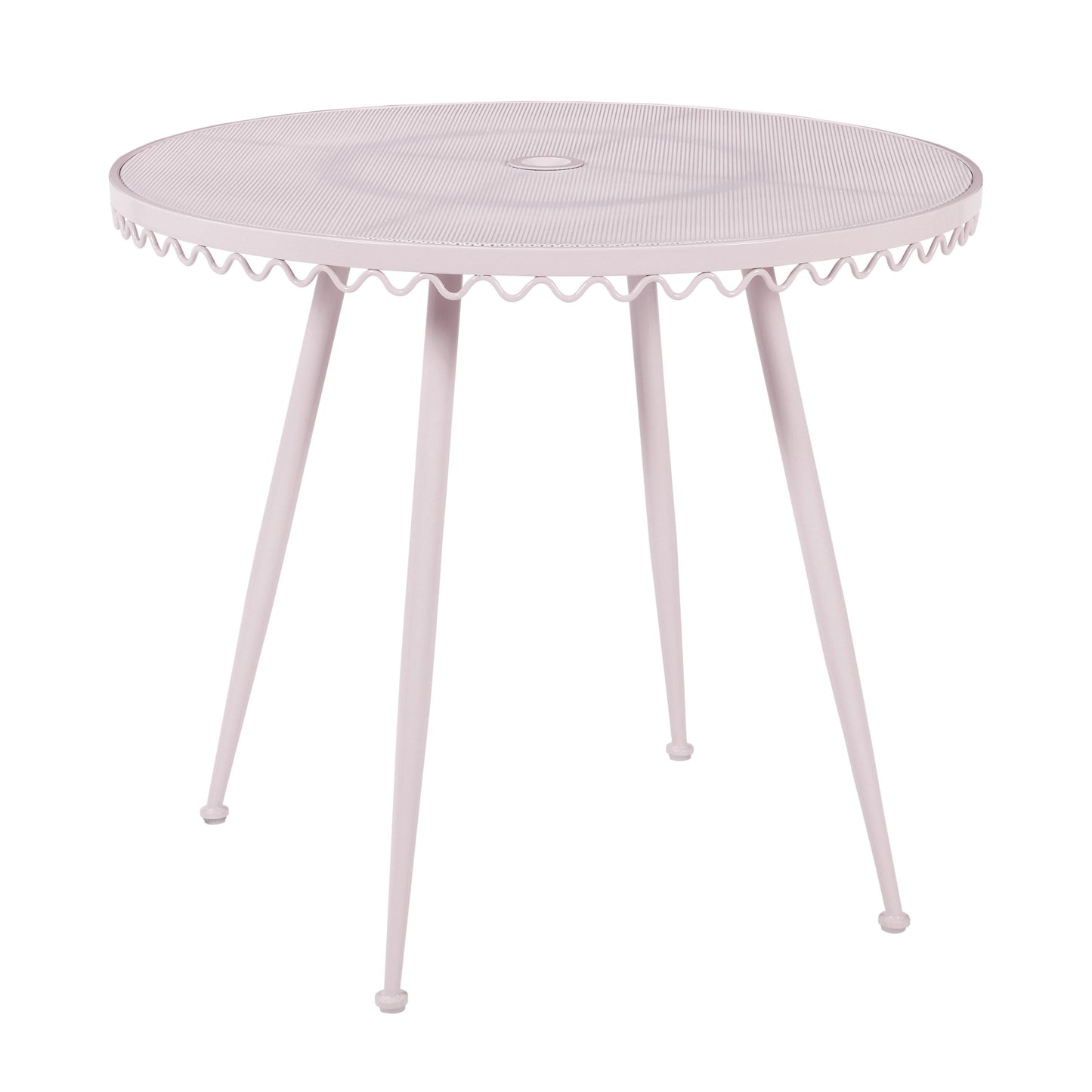 Erica 34" Wrought Iron Outdoor Round Cafe Table