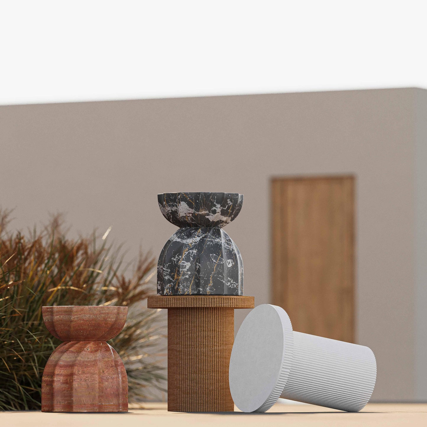 Turin Indoor/Outdoor Concrete Stool