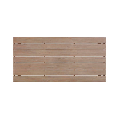 Cassie Natural Outdoor Rectangular Dining Table (75"-108")