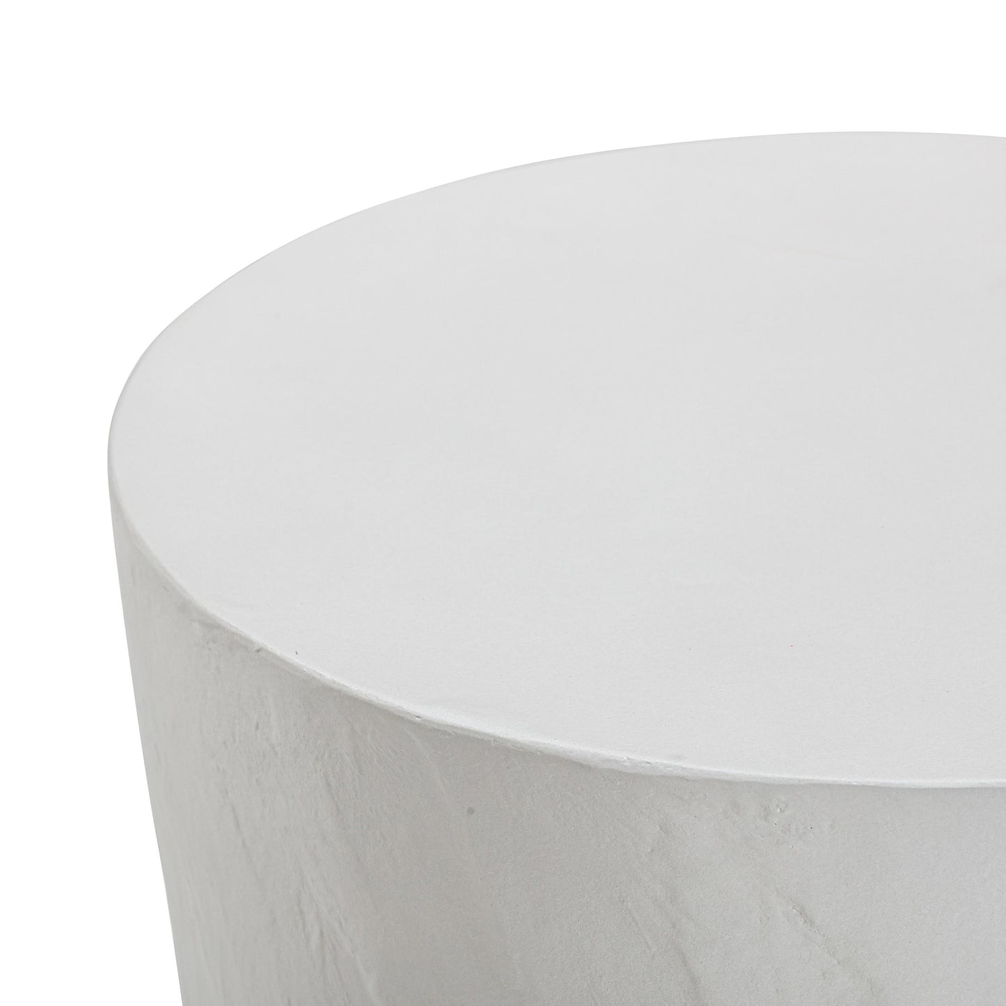Margot Light Grey Faux Plaster Indoor/Outdoor Concrete Stool