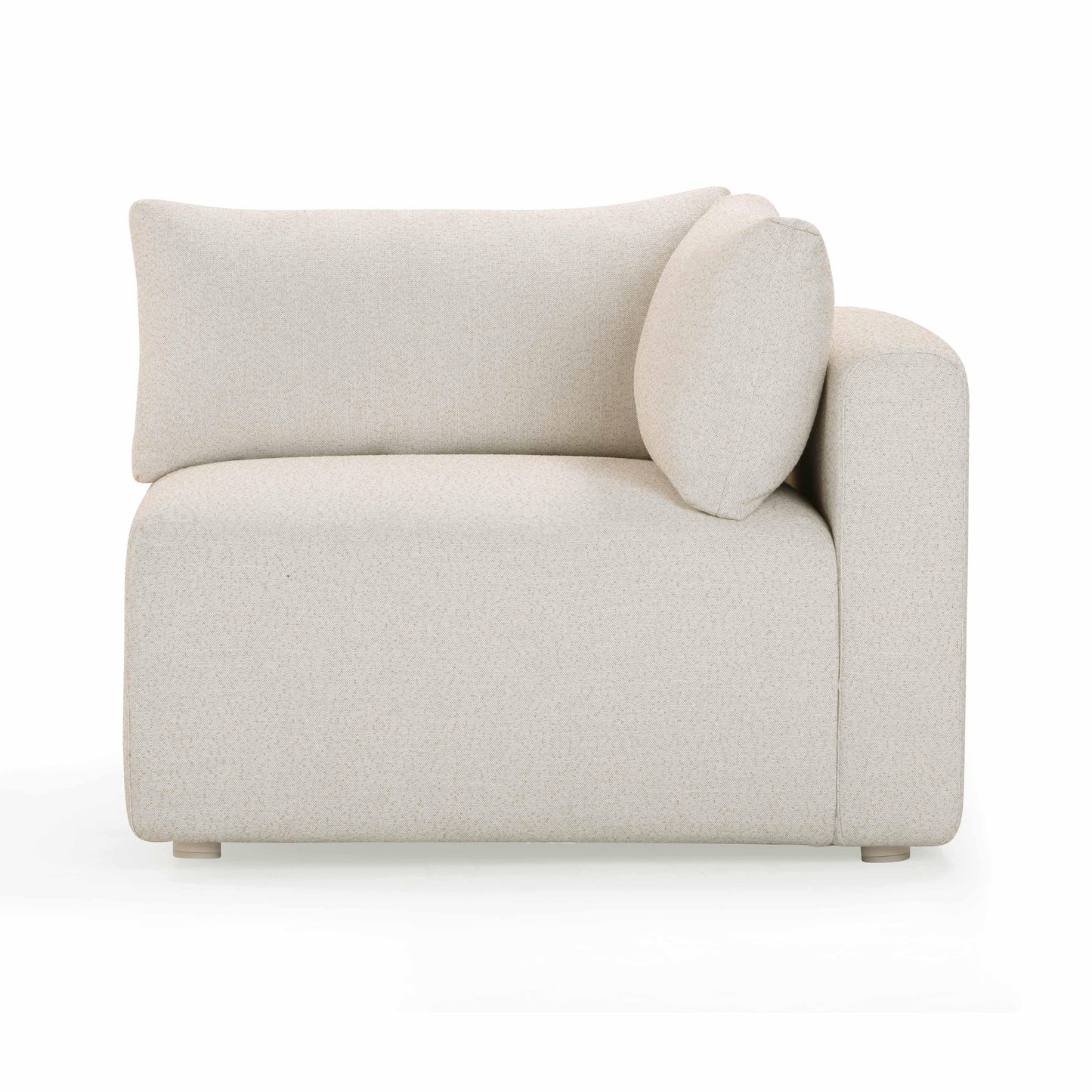 Hangover Cream Performance Fabric Outdoor Modular Corner Chair