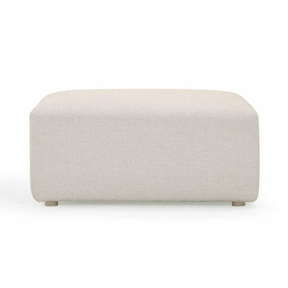 Hangover Cream Performance Fabric Outdoor Ottoman
