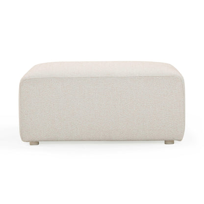 Hangover Cream Performance Fabric Outdoor Ottoman