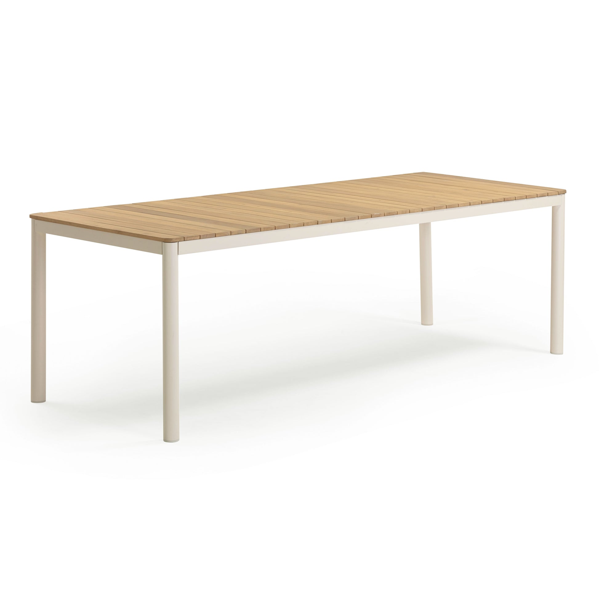 Sardinia 95" Light Teak Outdoor Rectangular Dining Table - Default Variant