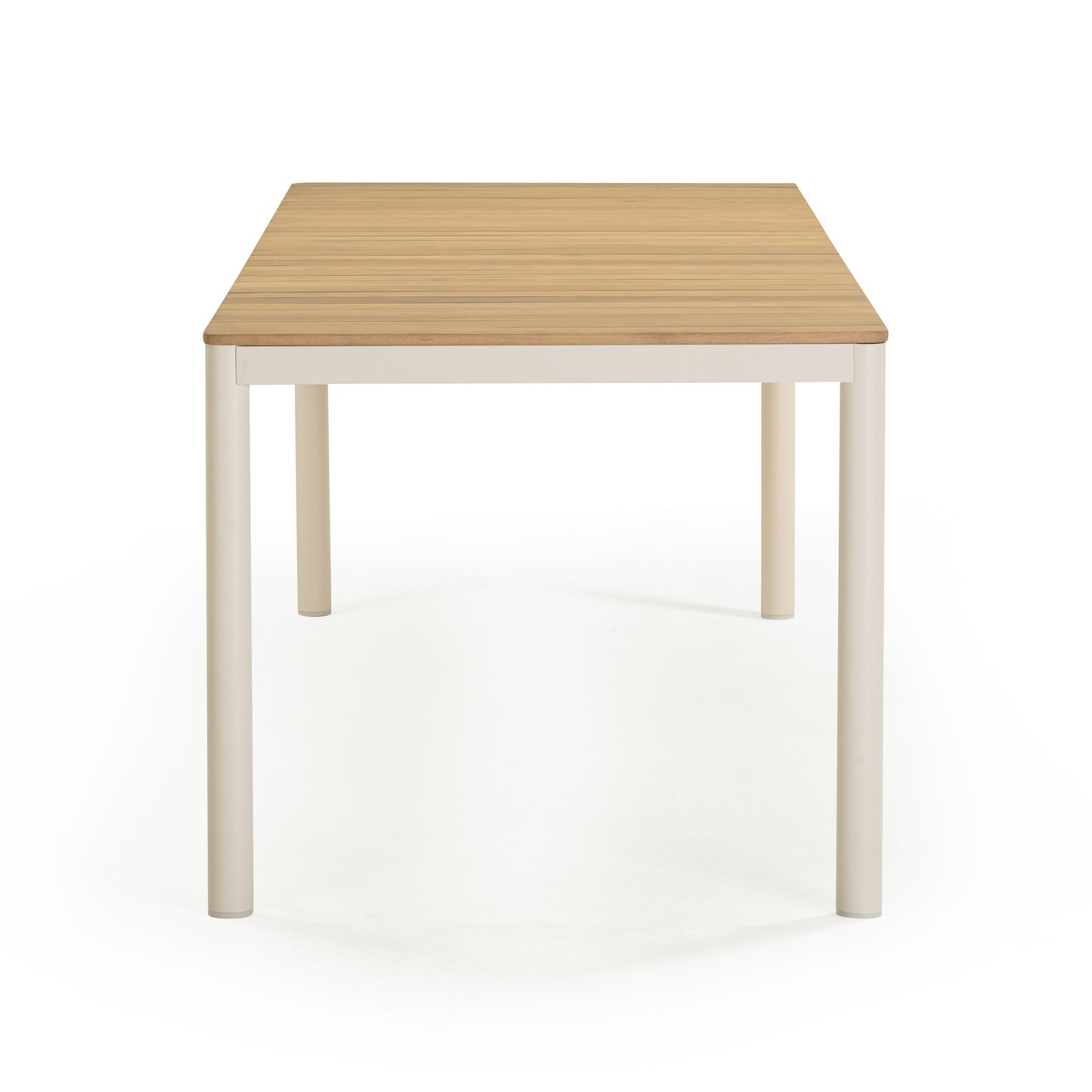 Sardinia 95" Light Teak Outdoor Rectangular Dining Table