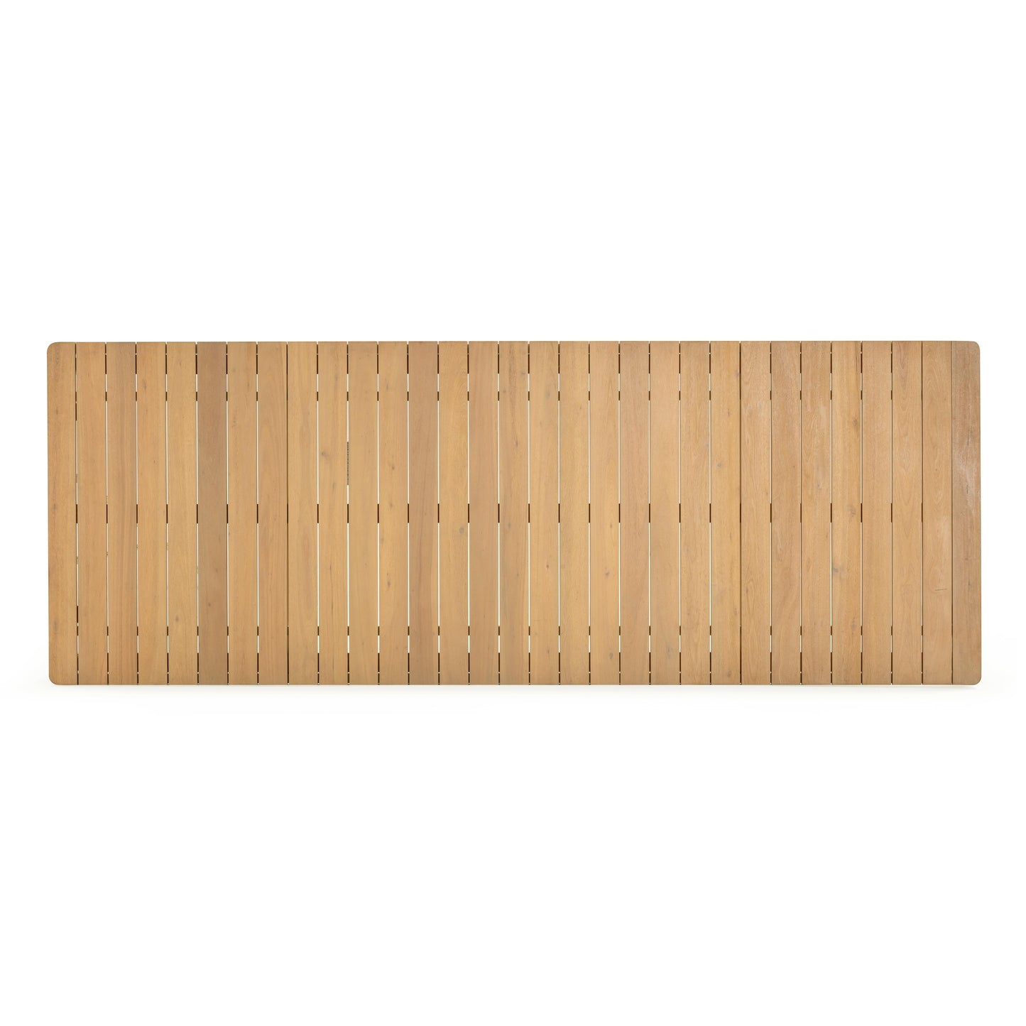 Sardinia 95" Light Teak Outdoor Rectangular Dining Table