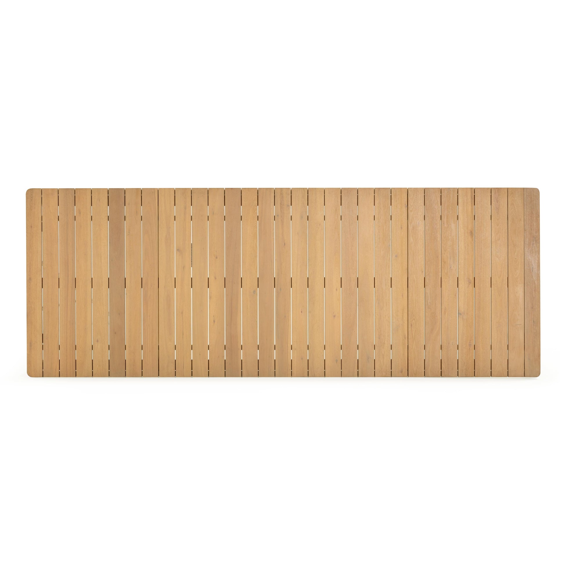 Sardinia 95" Light Teak Outdoor Rectangular Dining Table