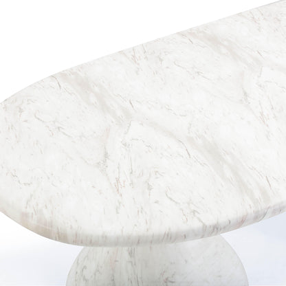 Smooch 87" Concrete Indoor/Outdoor Dining Table
