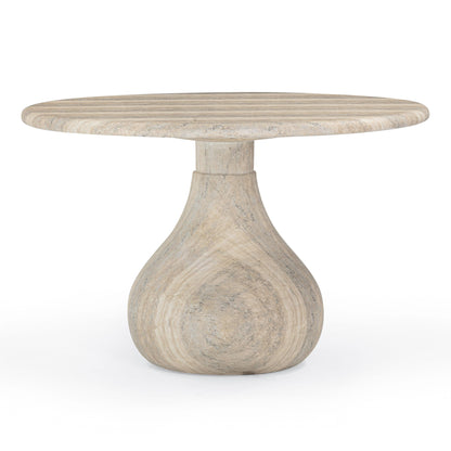 Smooch 47" Concrete Indoor/Outdoor Round Dining Table