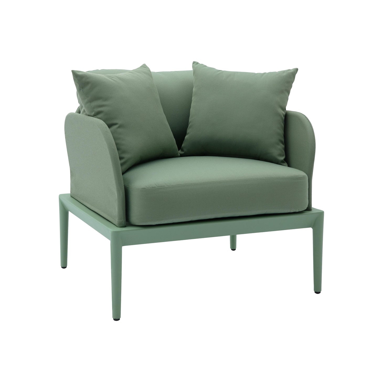 Kapri Outdoor Accent Chair - Moss Green