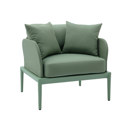 Kapri Outdoor Accent Chair - Moss Green