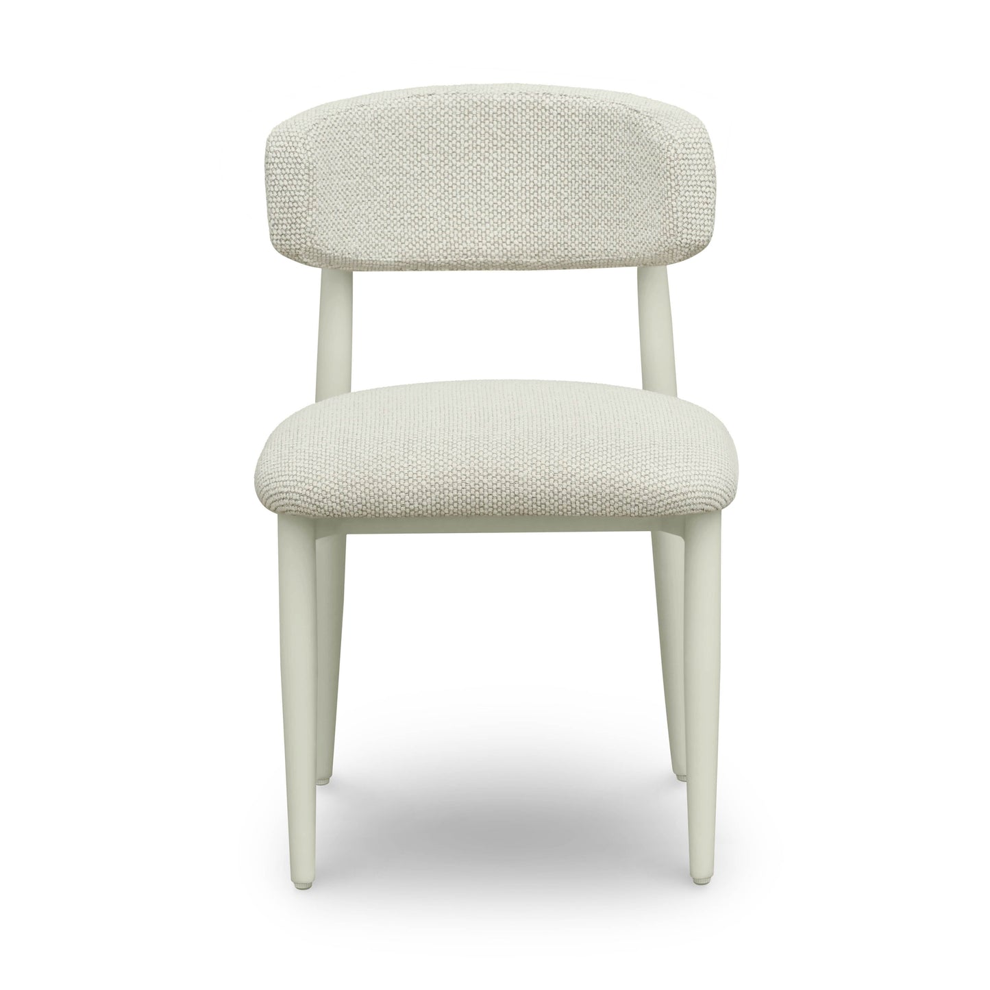 Annika Textured Contract-Grade Fabric Outdoor Dining Side Chair