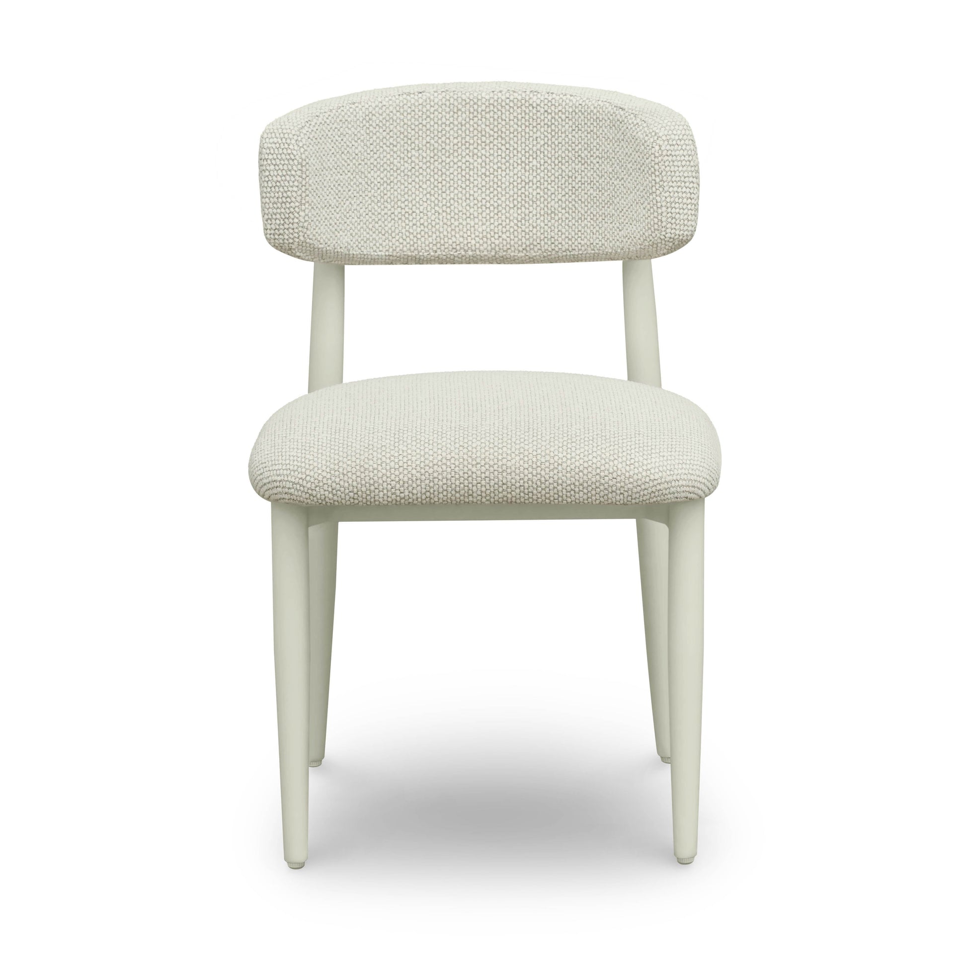 Annika Textured Contract-Grade Fabric Outdoor Dining Side Chair