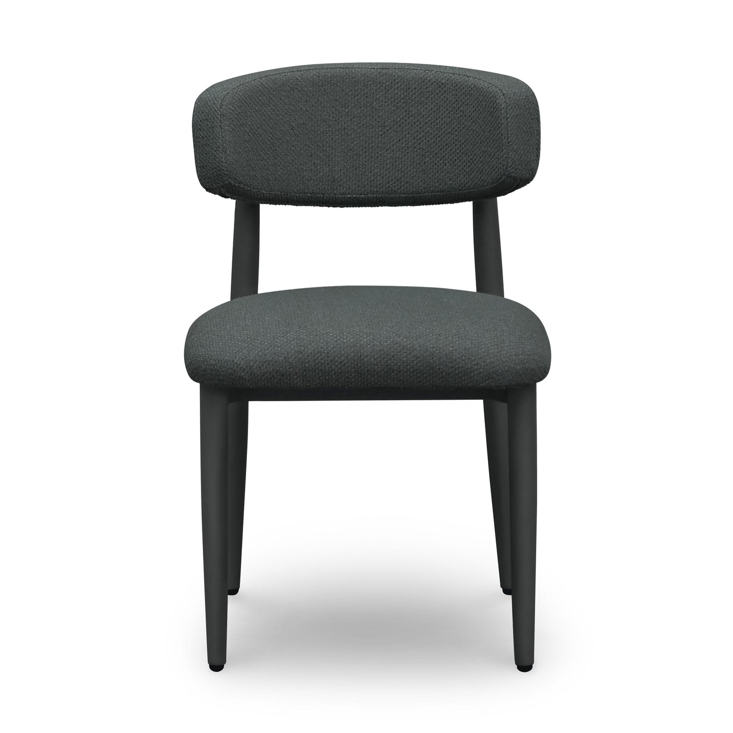 Annika Textured Contract-Grade Fabric Outdoor Dining Side Chair