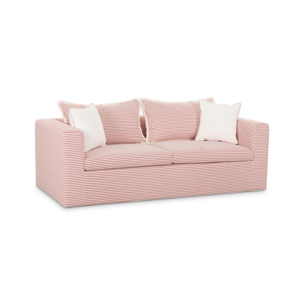 Salty 84.5" Striped Contract-Grade Indoor/Outdoor Sofa