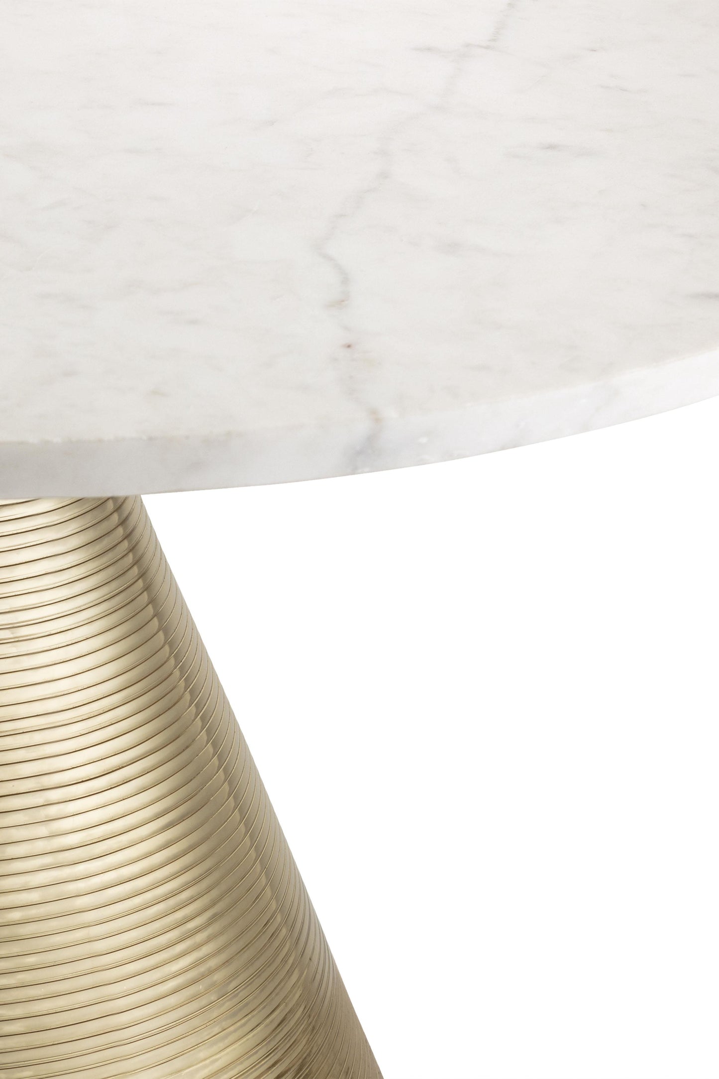 Tempo 30" Marble Round Coffee Table