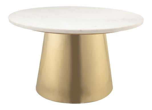 Bleeker 31" Marble Round Coffee Table - Default Variant
