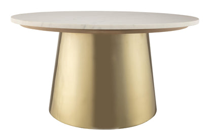 Bleeker 31" Marble Round Coffee Table