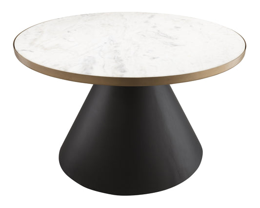 Richard 27" Marble Round Coffee Table - Default Variant