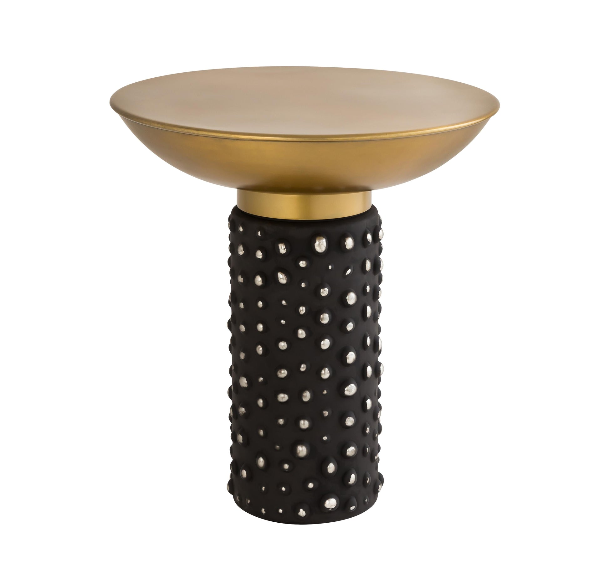 Blaze Glass and Brass Side Table - Default Variant