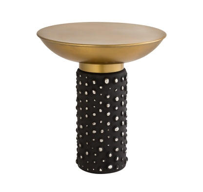 Blaze Glass and Brass Side Table - Default Variant