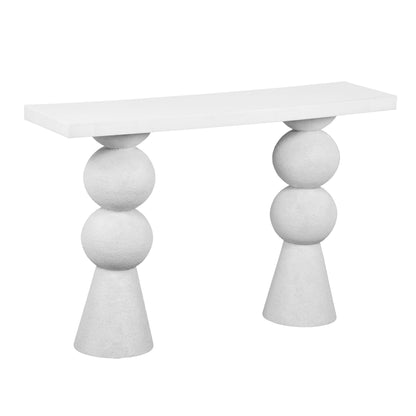 Lupita 53" White Console Table - Default Variant