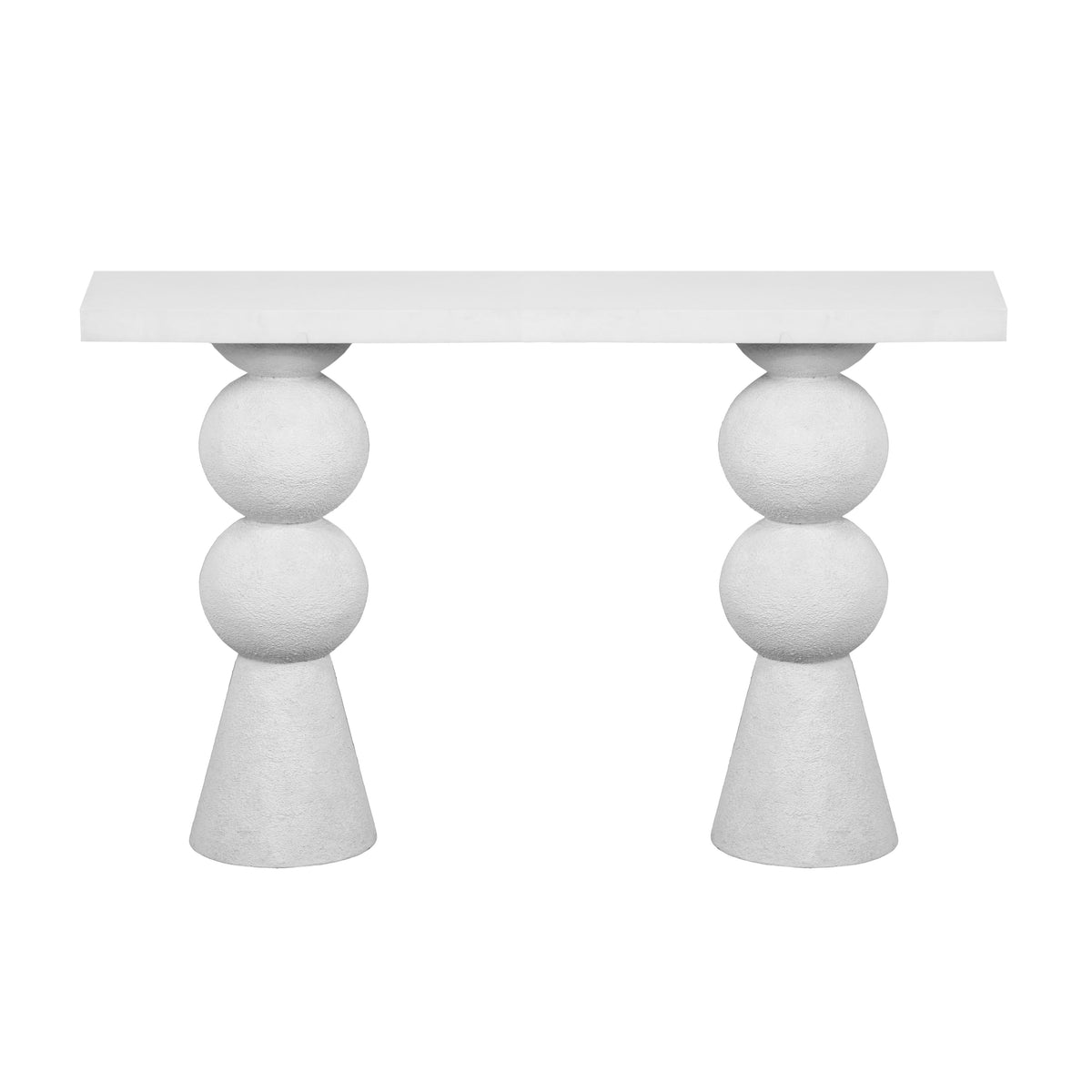 Lupita 53" White Console Table