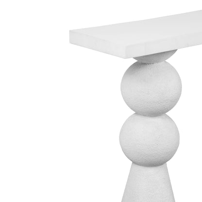 Lupita 53" White Console Table