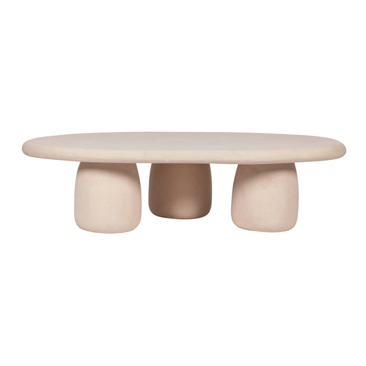 Rahul 59" Cream Coffee Table - Default Variant