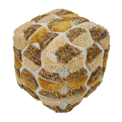 Sawyer Natural Tones Tufted Pouf - Default Variant