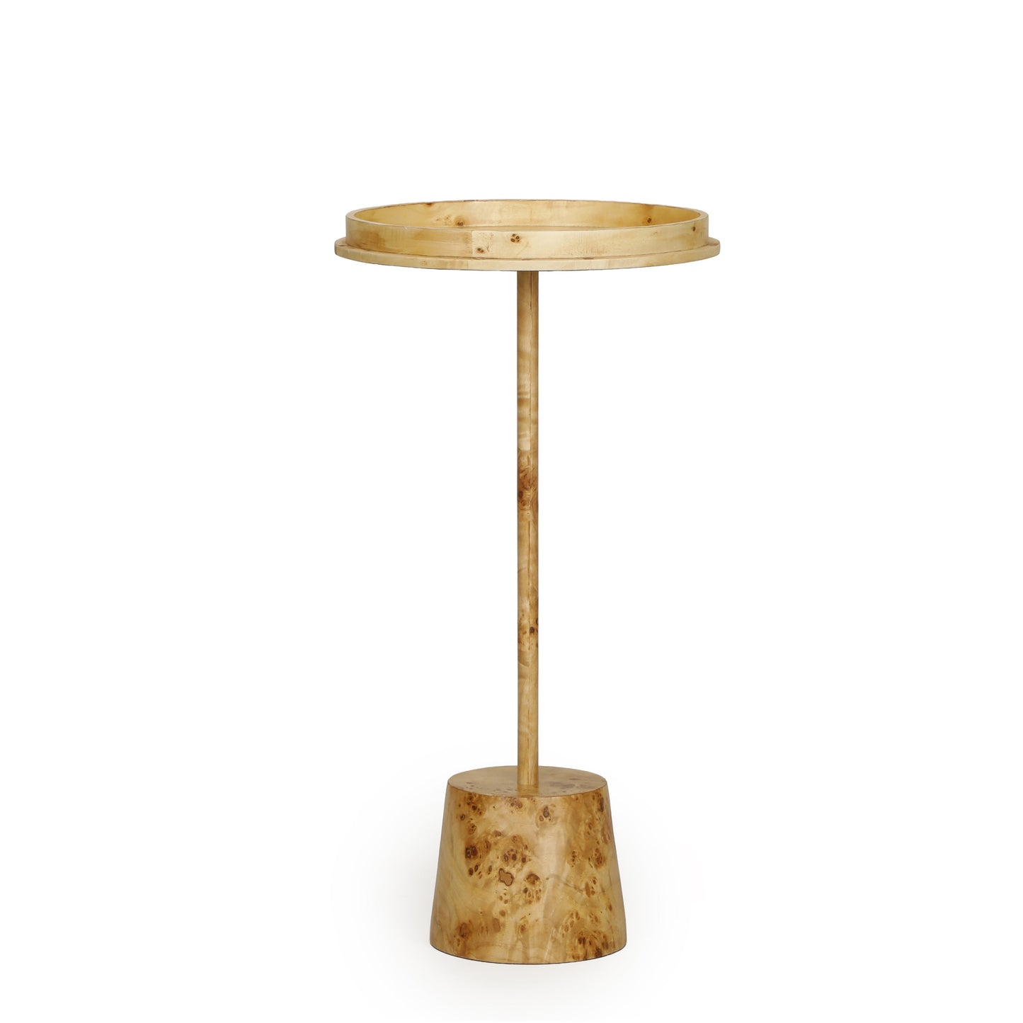 Destin Natural Burl Contract-Grade Side Table - Default Variant