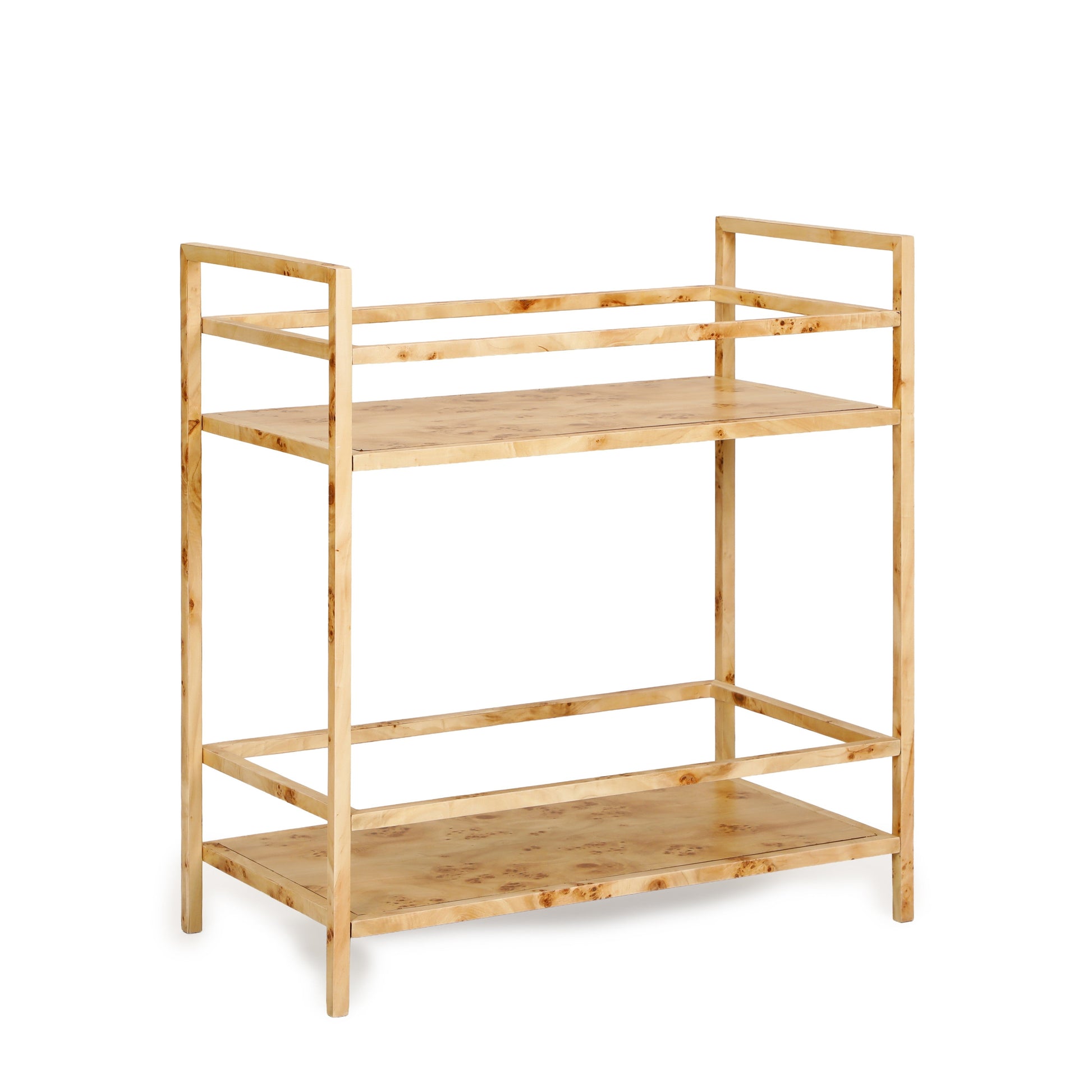 Destin Natural Burl Contract-Grade Bar Cart - Default Variant