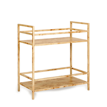 Destin Natural Burl Contract-Grade Bar Cart - Default Variant