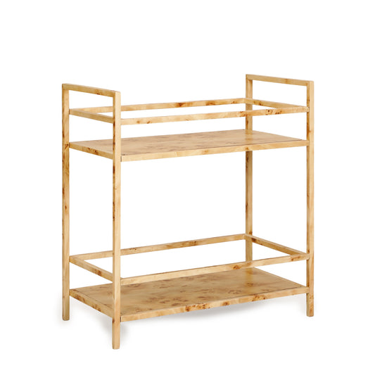 Destin Natural Burl Contract-Grade Bar Cart - Default Variant