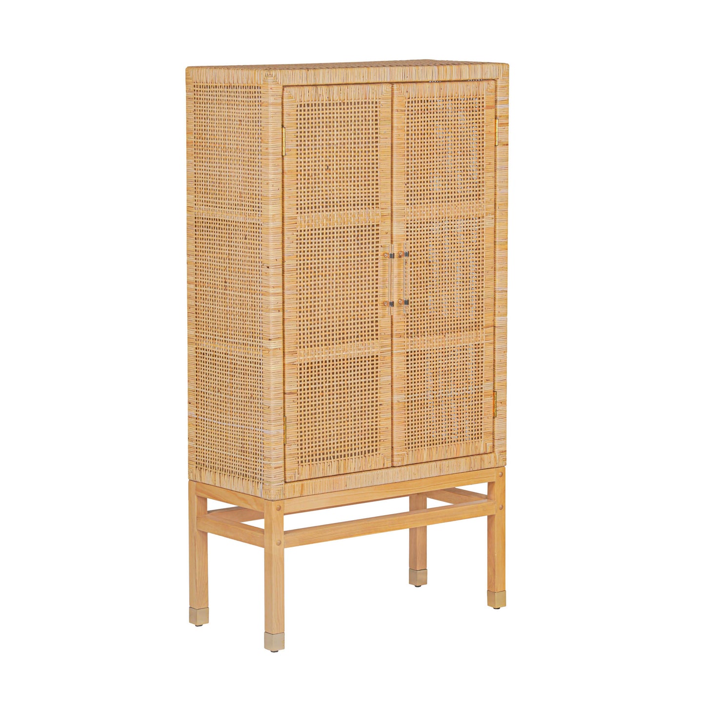 Amara Woven Rattan Cabinet - Natural