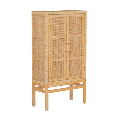 Amara Woven Rattan Cabinet - Natural