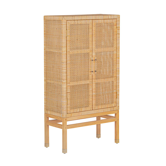 Amara Woven Rattan Cabinet - Natural