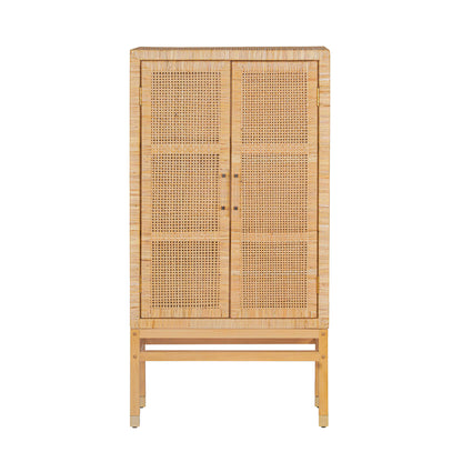 Amara Woven Rattan Cabinet