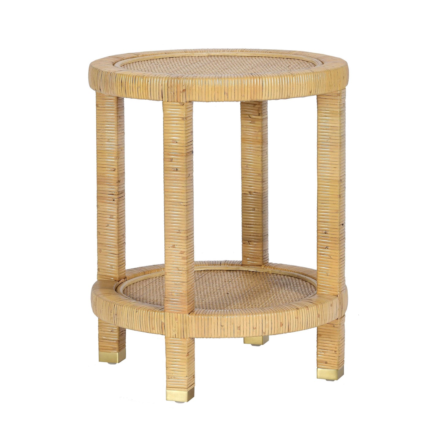 Amara Natural Rattan Side Table - Default Variant