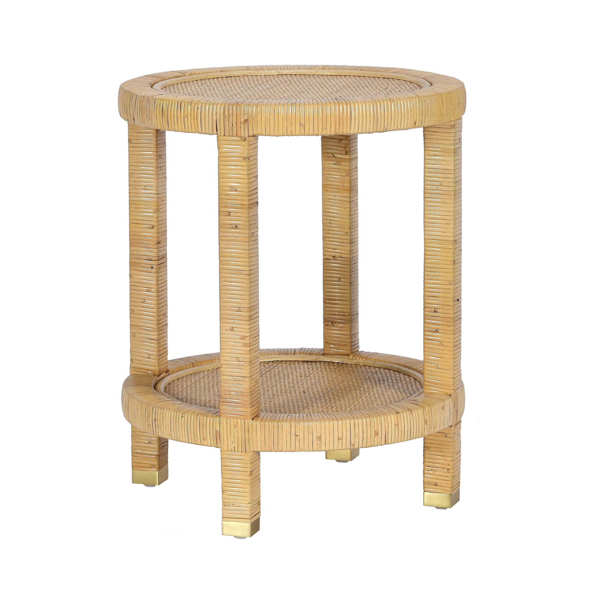 Amara Natural Rattan Side Table - Default Variant