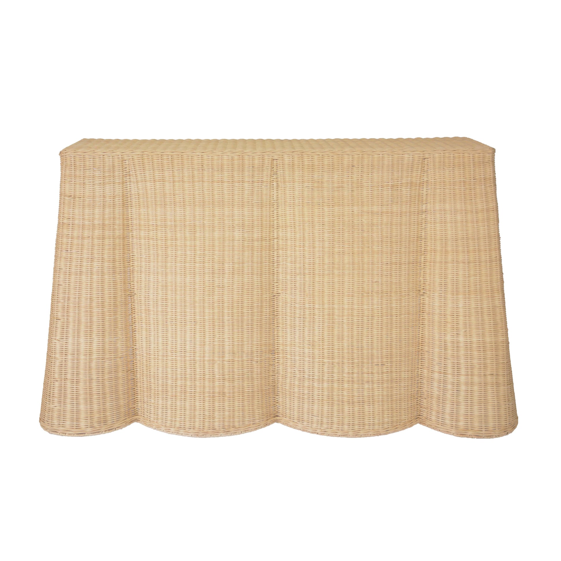 Egan 55" Natural Rattan Console Table - Default Variant