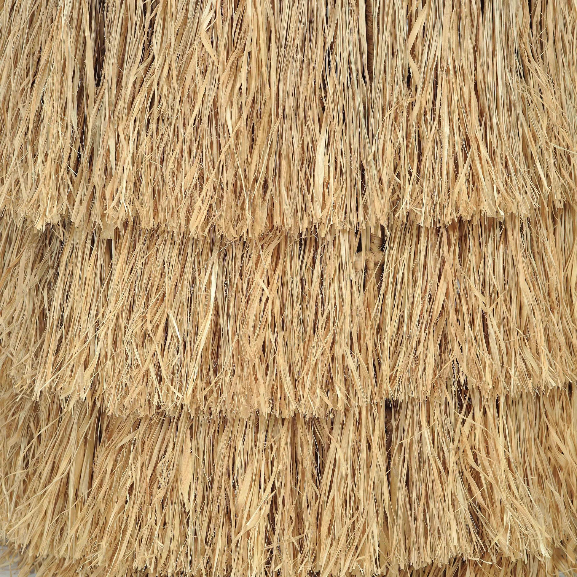 Luau Natural Rattan Round End Table