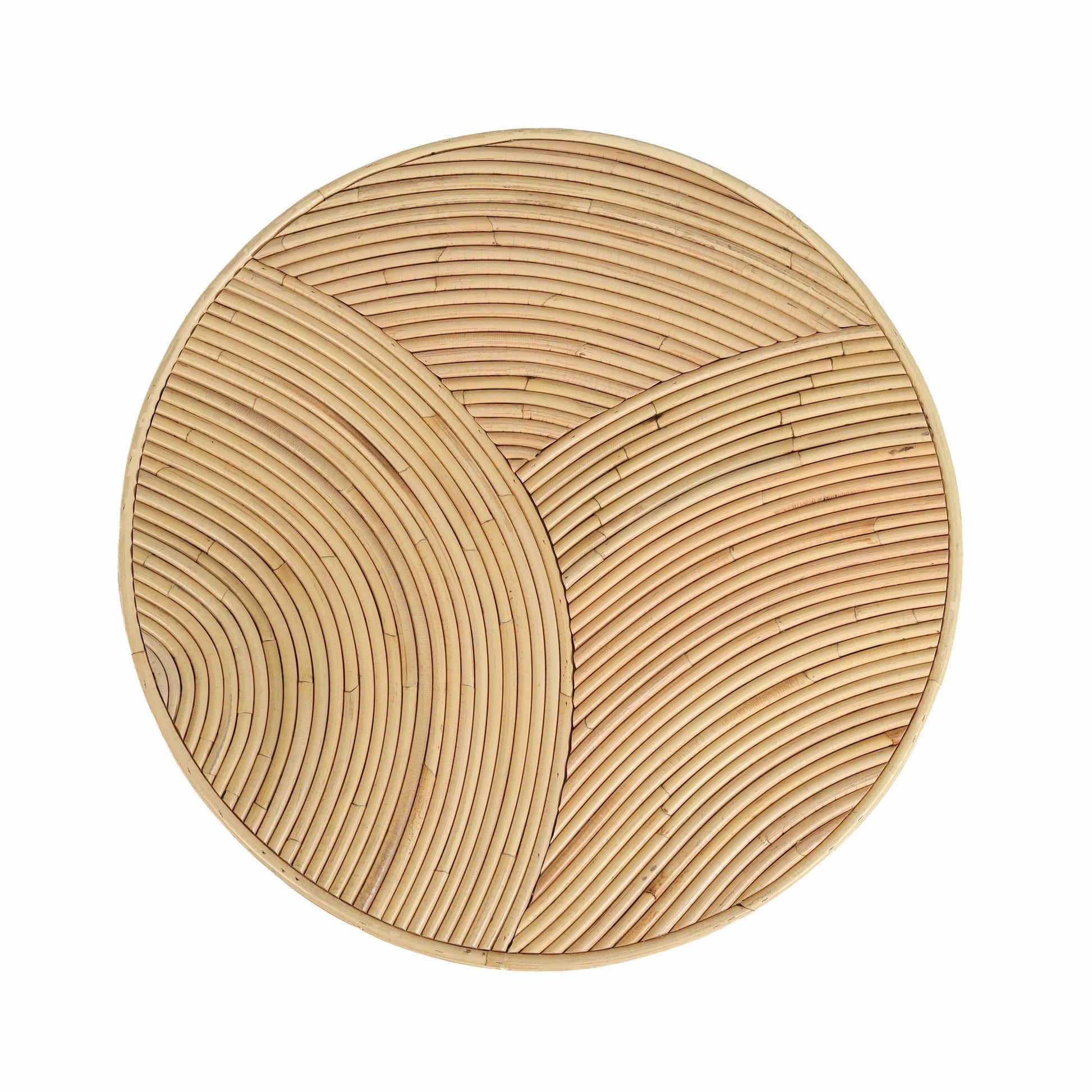Matea Natural Rattan Arch Side Table