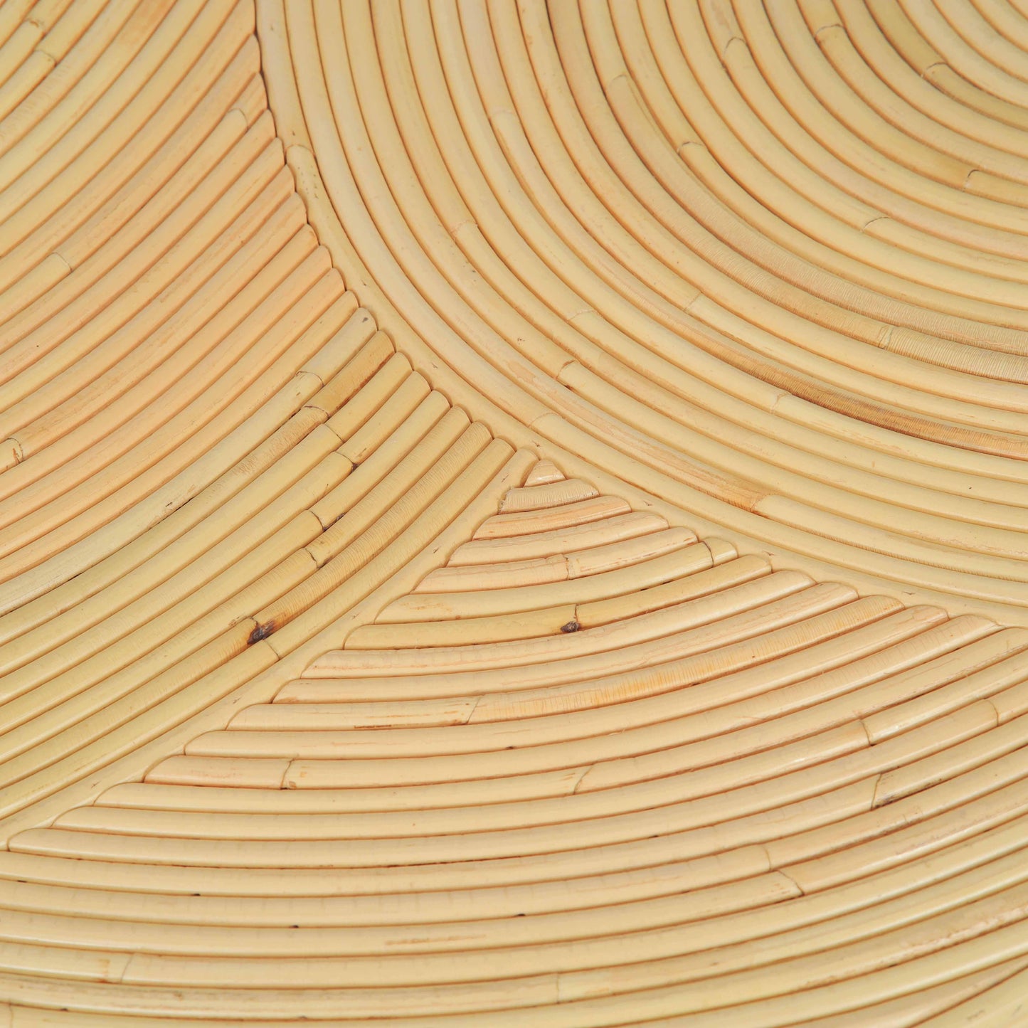 Matea Natural Rattan Arch Side Table