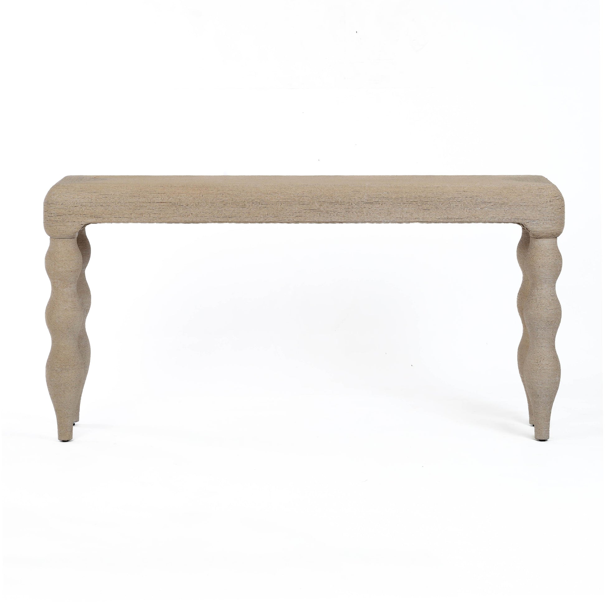 Vicky 68" Natural Woven Seagrass Console Table - Default Variant