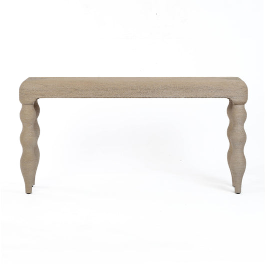 Vicky 68" Natural Woven Seagrass Console Table - Default Variant